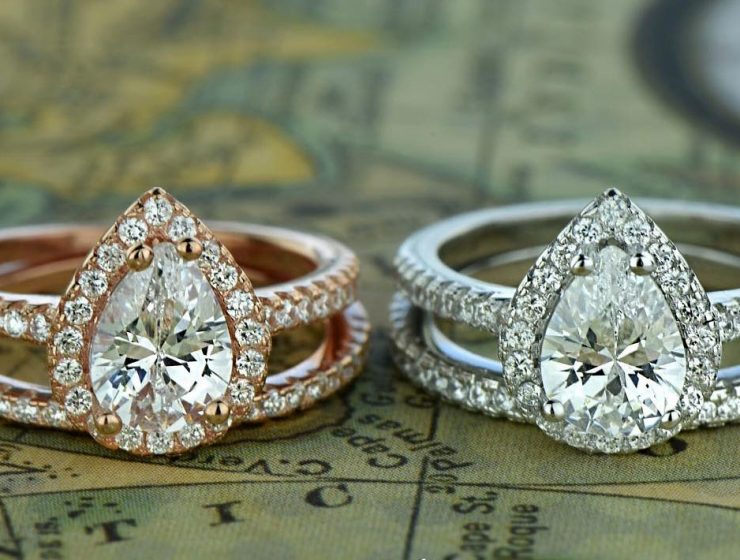 pear shaped engagement rings
